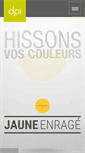 Mobile Screenshot of dpi-design.fr